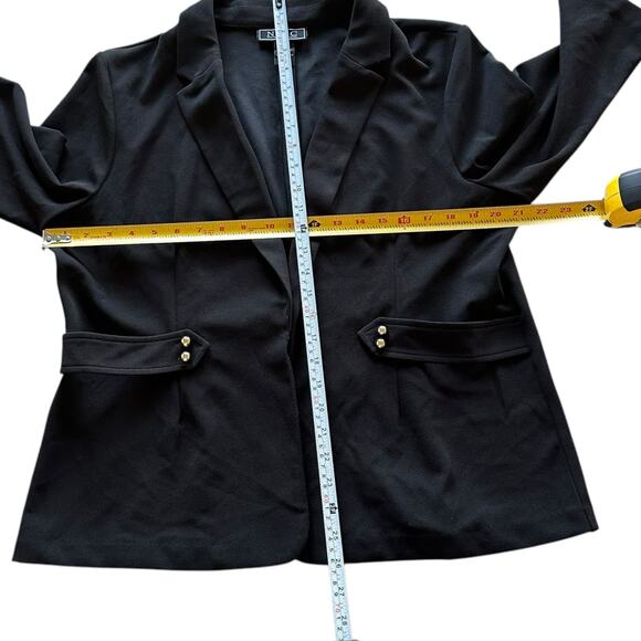 Womens Blazer XL Black Professional Workwear Office Sharp Classic Career - Picture 3 of 7